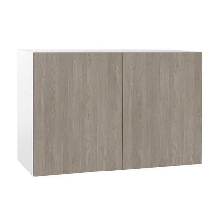 Cambridge Quick Assemble Modern Style, Grey Nordic 36 x 24 in. Wall Bridge Kitchen Cabinet (36 in. W x 12 in. D x 24 in. H) SA-WU3624-GN